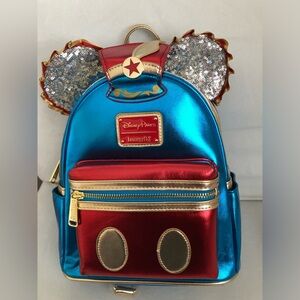 Disney Parks Loungefly Dumbo Flying Elephant Main Attraction Backpack - new